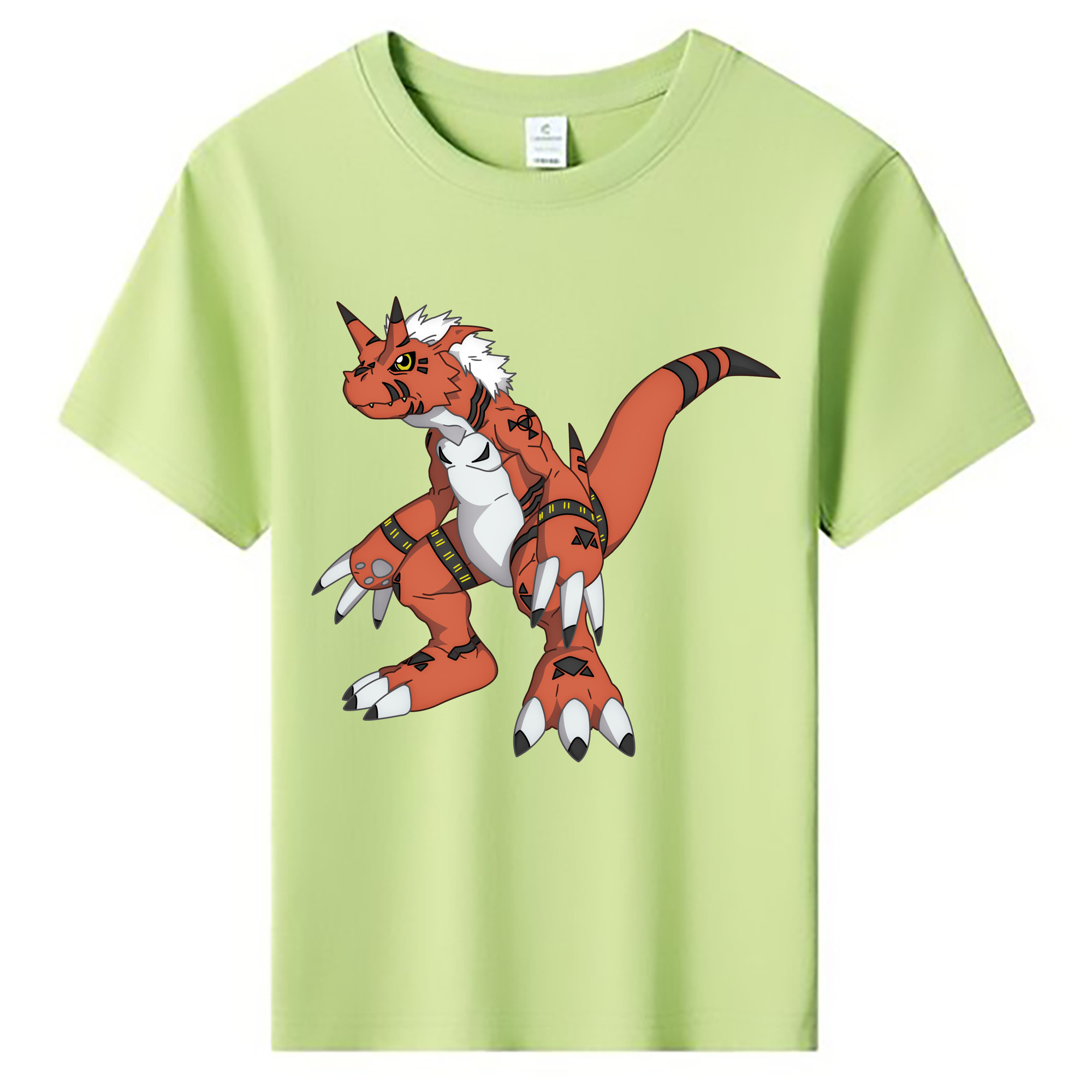 （画像用） Digimon デジタルモンスター/デジモン 綿100％キッズTシャツ（フロントプリント）